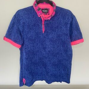 MACEOO Polo Mozartcloudy Blue Pink Accent